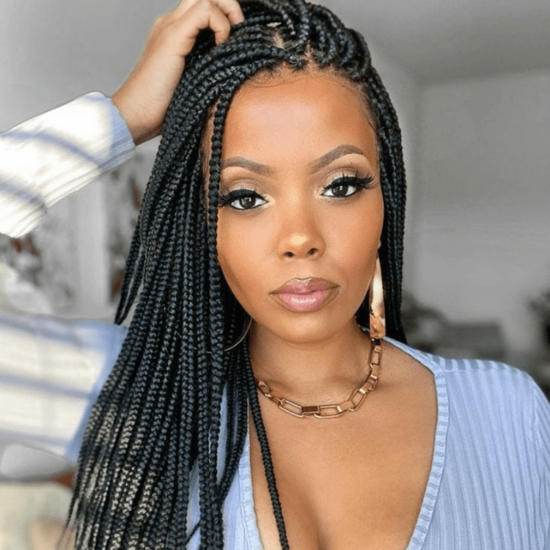 40 Stunning Box Braid Hairstyles To Try This Year - Social Beauty Club