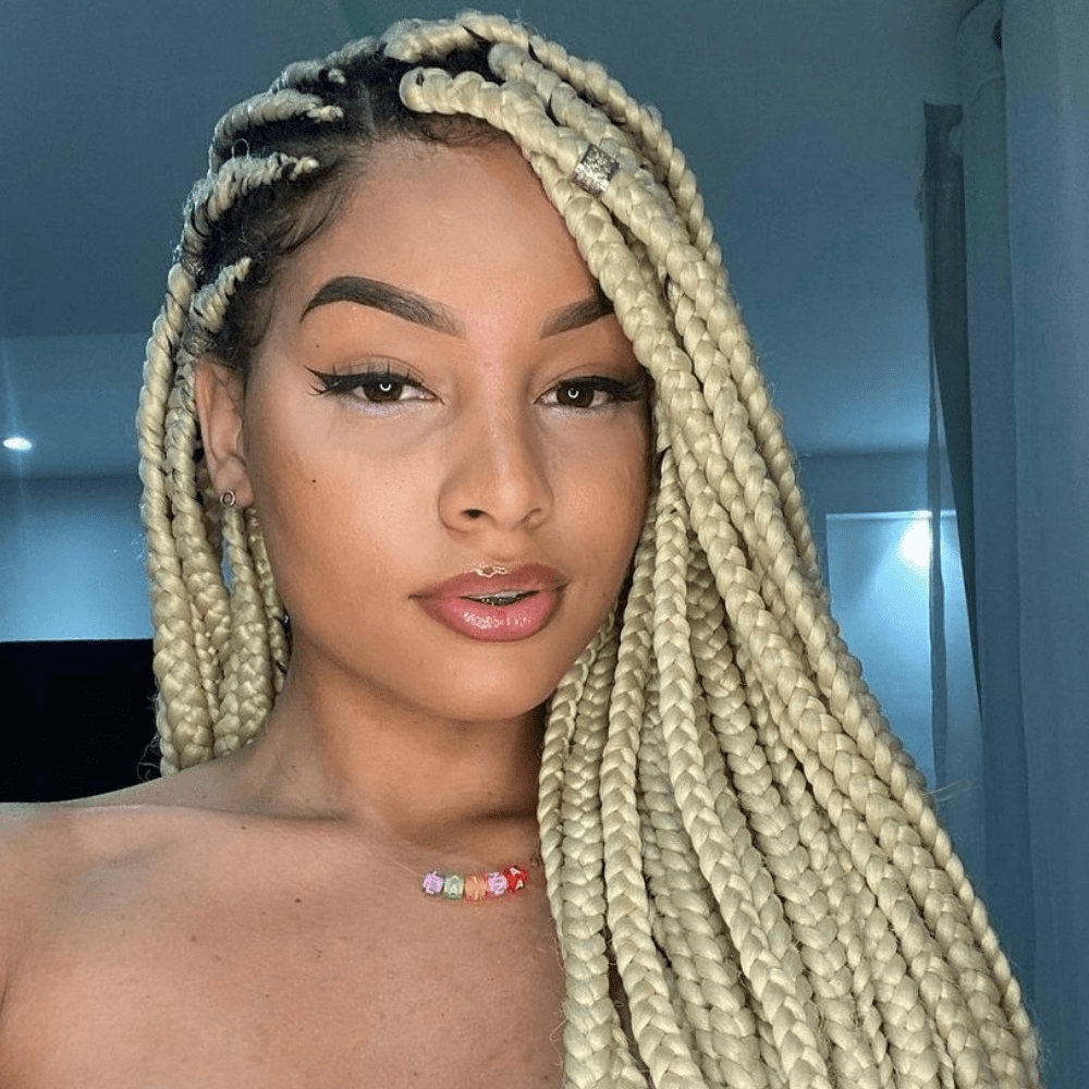 10+stunning box braids hairstyles for ladies