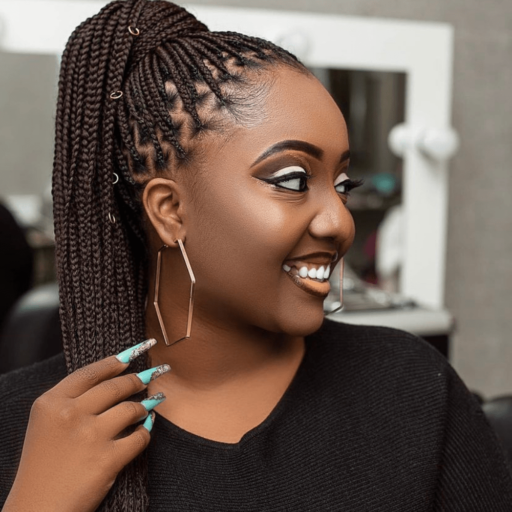 40 Stunning Box Braid Hairstyles To Try This Year - Social Beauty Club