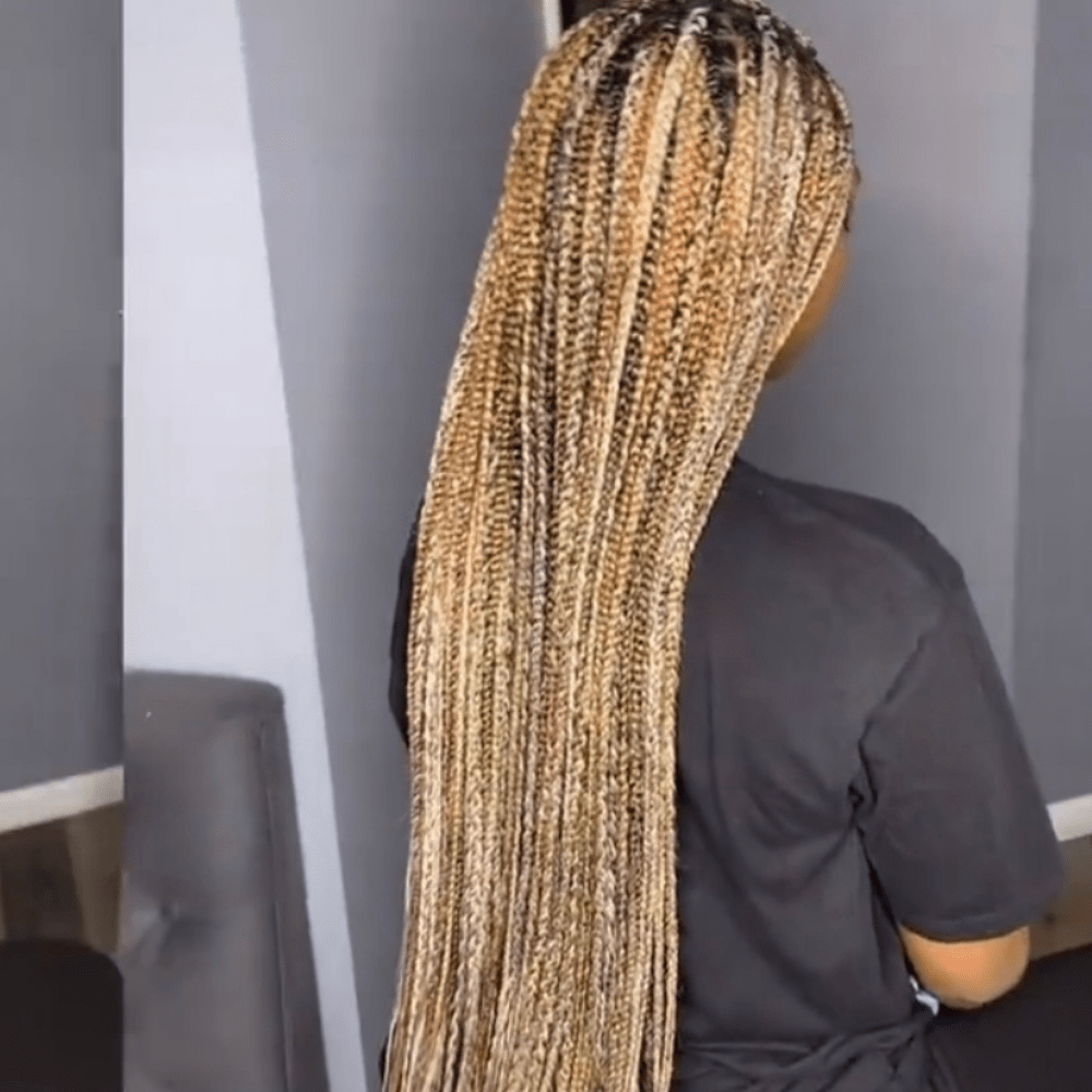40 Stunning Box Braid Hairstyles To Try This Year - Social Beauty Club