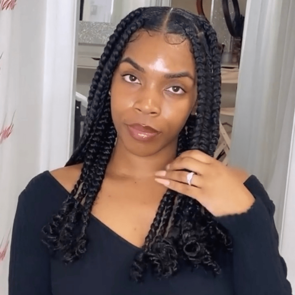 40 Stunning Box Braid Hairstyles To Try This Year - Social Beauty Club