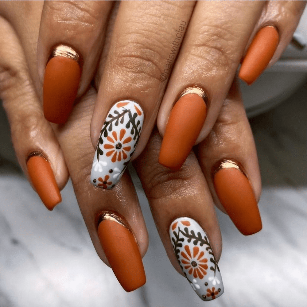 Are you looking for some fall nail art inspiration, then you have come to the right spot. In this list of 30 fall nail designs, you will see all the fall colors and fall-like designs. #fallnails #fallnails2021 #fallnaildesigns #fallcolors #fallacrylic