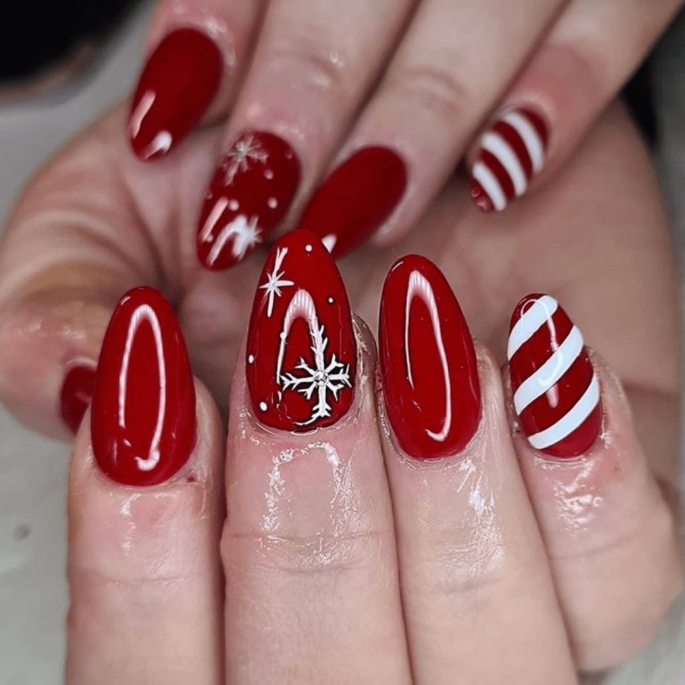 Ombre Christmas Nails! | diyopolis