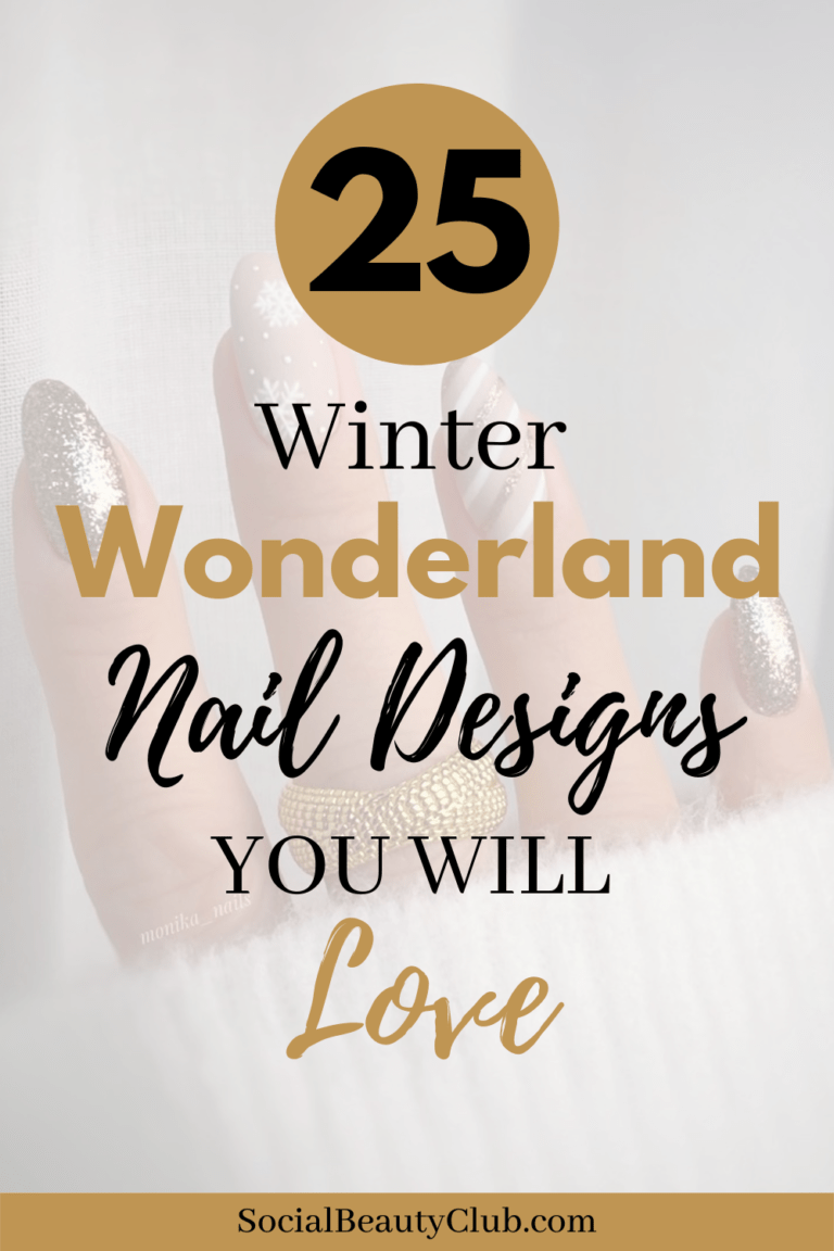 25 Winter Wonderland Nail Designs You Will Love - Social Beauty Club