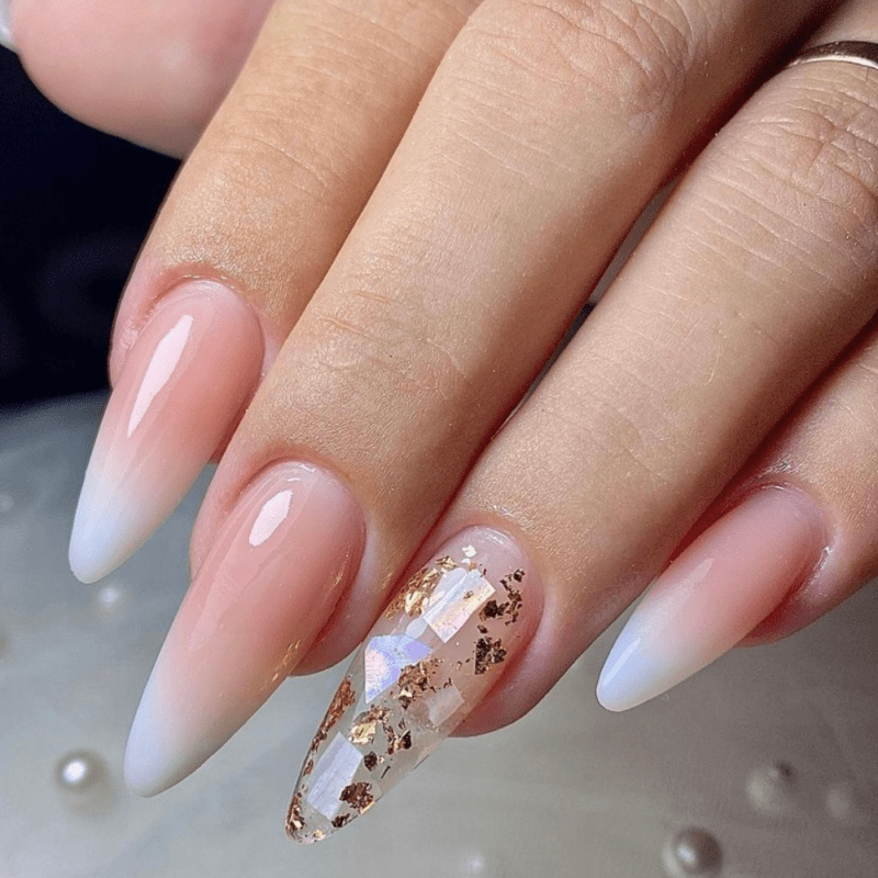 edgy almond nail designs