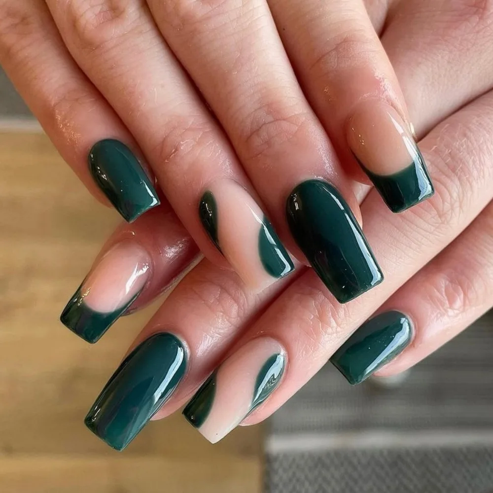 Open Space Swirl and French Tips