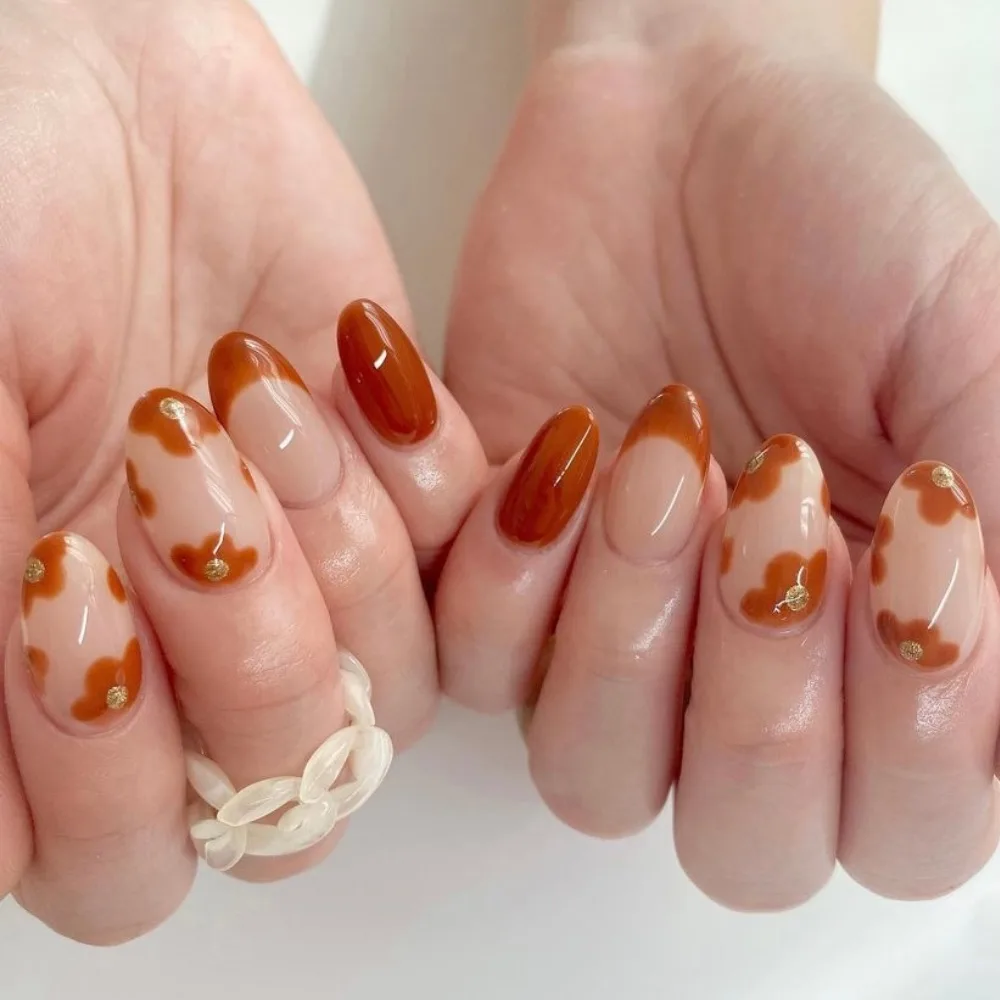 Burnt Orange Flowers