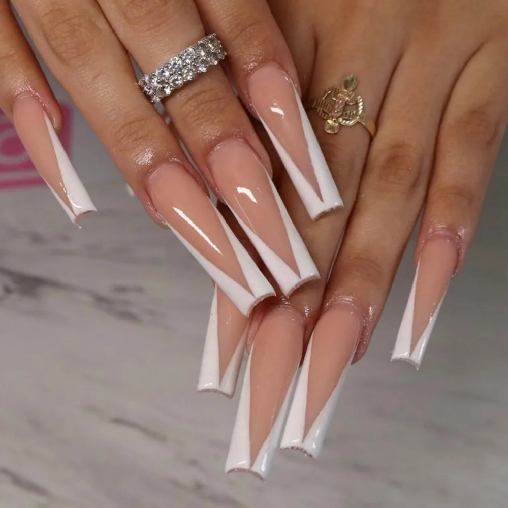 V-Shaped French Tips