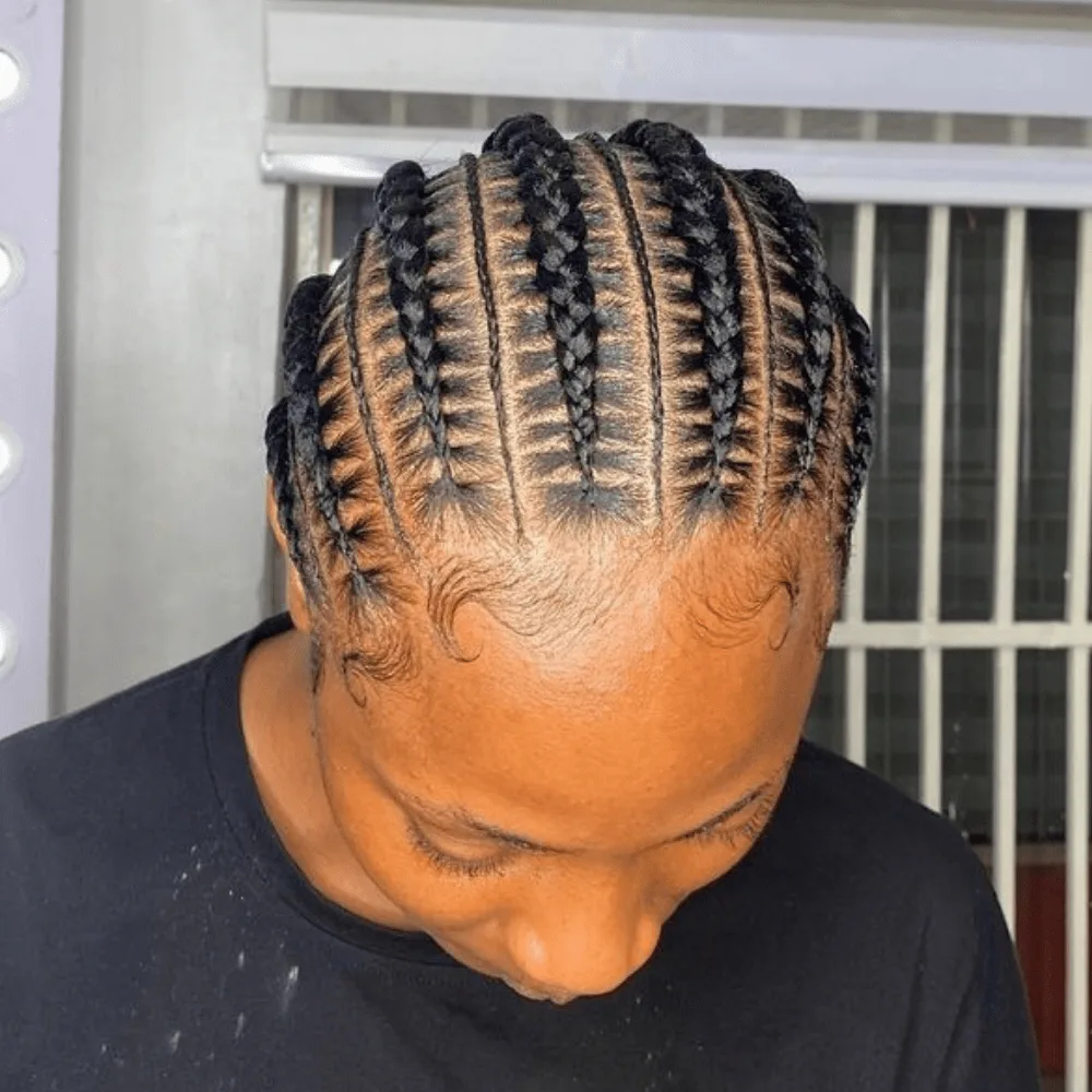 Neat Stitched Cornrows