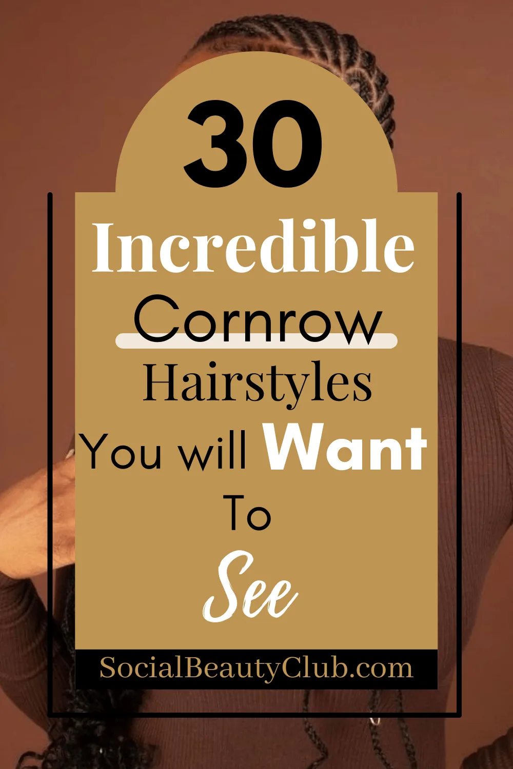 Beautiful Cornrows Into a Ponytail