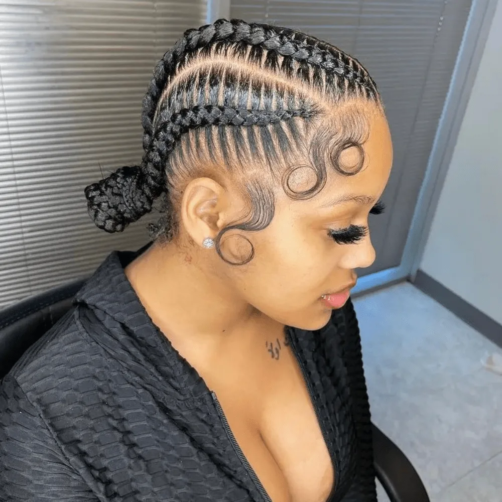 Stitched Cornrows