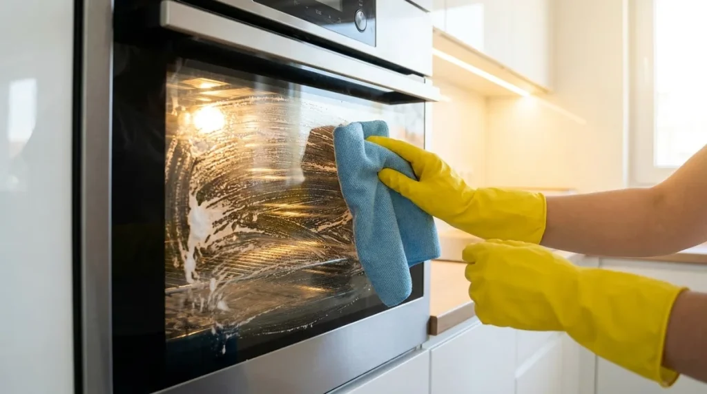 How to Clean an Oven With Baking Soda and Vinegar